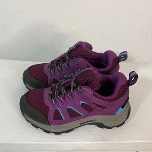 Merrell Toddler Waterproof Hiking Shoes Purple Teal Size 10.5